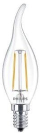 Philips led tipkaars e14 2-25w 2700k filament helder - led3723