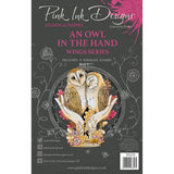 Pink ink designs • wings series clear stamp set an owl in the hand