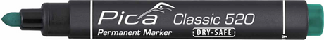 Pica 520 36 permanent marker | 1-4mm | rond | groen | 10 stuks - pi52036