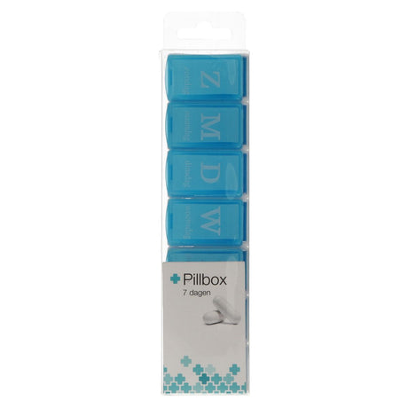 Jvdl Pillendose Woche 7 Fächer blau