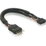 Delock Delock kb USB 2.0 bu10pin-st10pi bk 0,1m