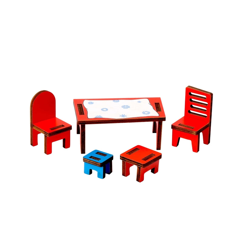 Ngk Pippi Laous – Holzmöbel-Set Nr. 1