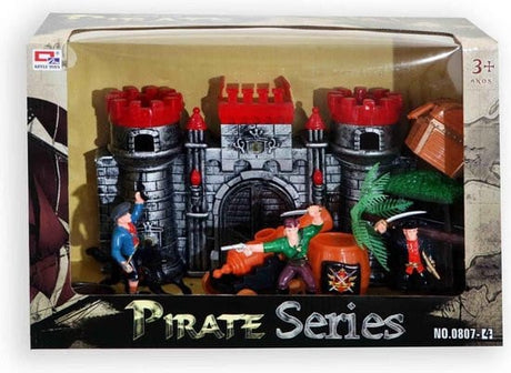 Bongers Toy Pirate Castle Spielset, inklusive 3 Spielfiguren