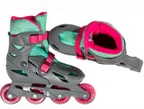 Playlife Inline Skates Riddler Hardboot 82A Grau Größe 31-34