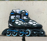 Playlife Inline Skates Black 80 Softboot 82A Schwarz Größe 41