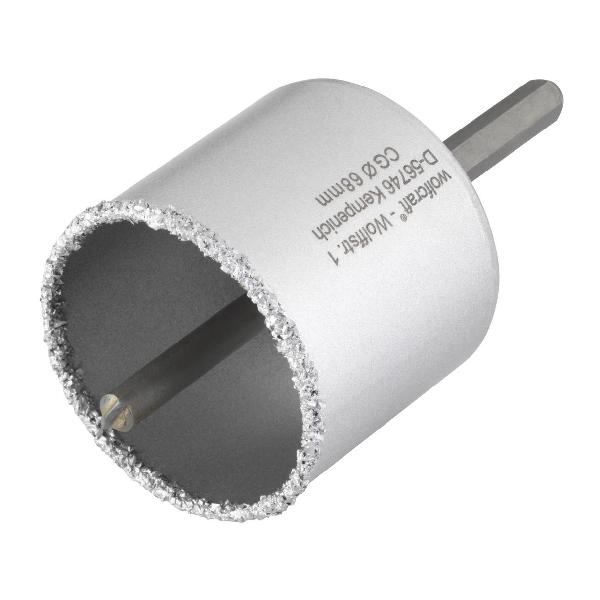 Wolfcraft Holborkroon mit Eingang 68 mm grau