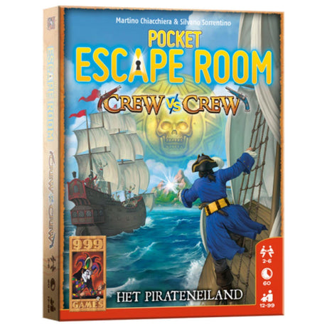 999 Games 999 Games Pocket Escape Room Denksportaufgabe „Crew gegen Crew“.