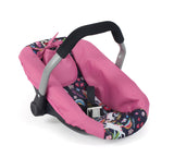 Bayer Chic Puppenautositz (Einhorn dunkelblau rosa)