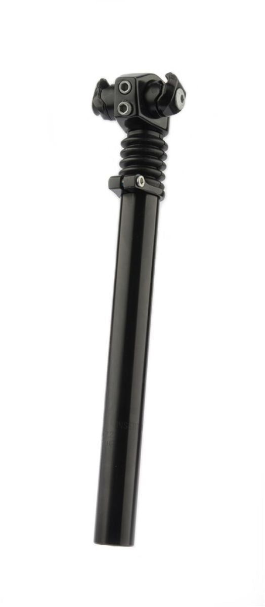 Postmoderne gefederte Sattelstütze PM-207 350 27,2 – schwarz