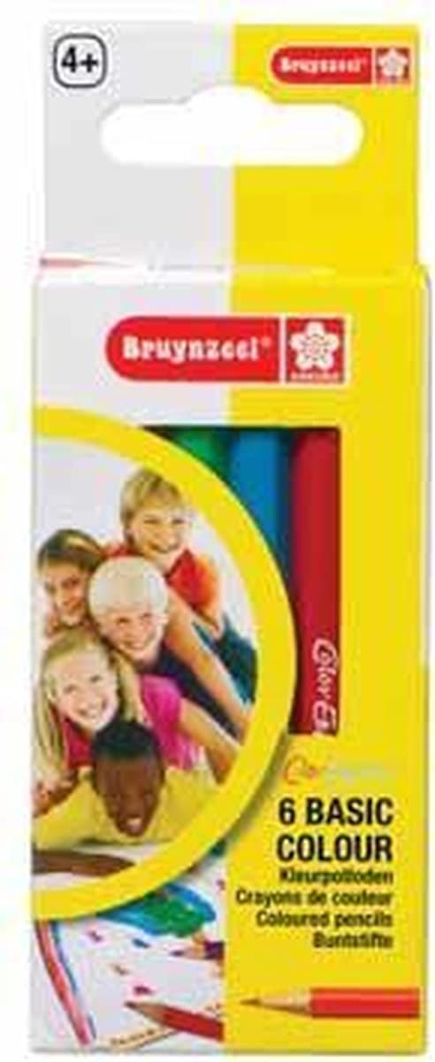 Bruynzeel – Set mit 6 Mini-Buntstiften