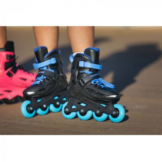 Powerslide One Stargaze Inlineskates 85A Schwarz Blau Größe 29 32