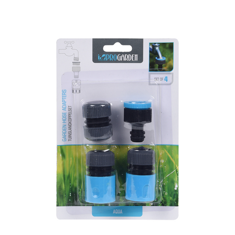 Pro Garden Gartenschlauchkupplungsset 4-teilig