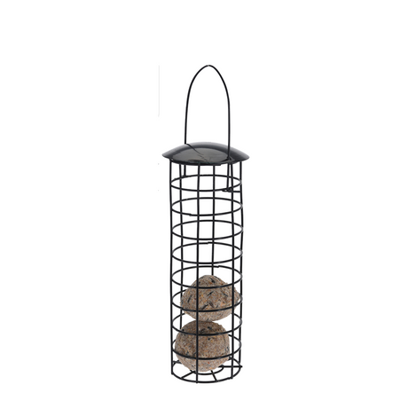 Pro Garden Vogelfutterhalter Metall ø7x31,5cm schwarz