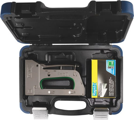 Rapid pro r34 handtacker in premium koffer | incl. 5.000 nieten