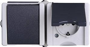 Enzo proaqa kopp swd Aufputzkombination Ra Schalter horizontal – 4628140