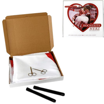 Hochzeitsherz zum Ausschneiden 200 cm 5er Set | 8 Stück