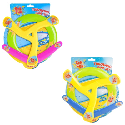 Sun Fun Flying Frisbee Set 30 cm sortiert 3er Set | 12 Stück
