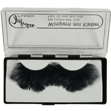 Jofrika Cosmetics künstliche Wimpern Federn schwarz 9,5 cm B-Wahl VE500 | 50 Stück