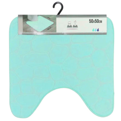 Toilettenvorleger Aqua Mikrofaser 50 x 50 cm | 16 Stück
