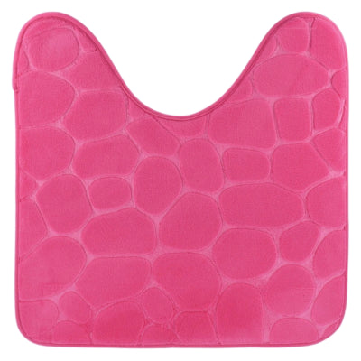 Toilettenvorleger Fuchsia Mikrofaser 50 x 50 cm | 16 Stück