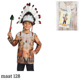Kostüm Indianerhemd Kinder Gr. 128 | 10 Stück