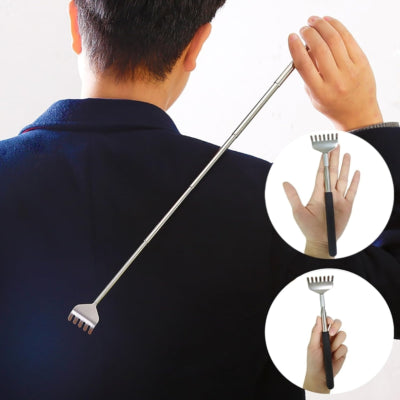 Teleskop-Rückenkratzer 49 cm 3-fach sortiert | 24 Stück