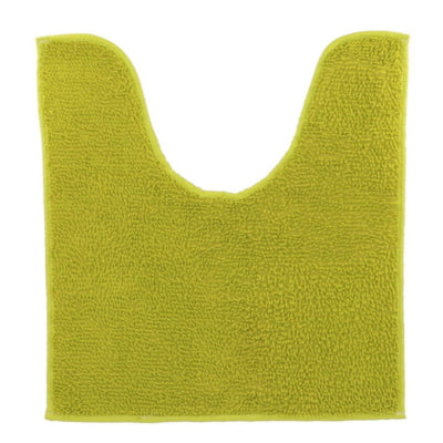 WC-Vorleger lindgrünes Polyester 45 x 50 cm | 6 Stück