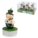 Teelichter Glücksbringer Schornsteinfeger 6,5 cm 6er Set | 24 Stück