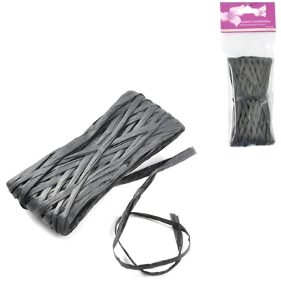 Seil Bast schwarz 20 m | 48 Stück