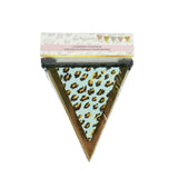 Wimpelkette Funky Leopard 350 cm | 48 Stück
