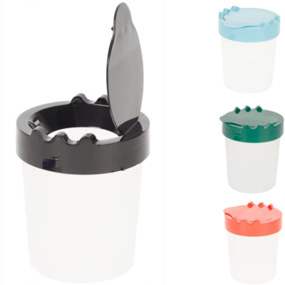 Bürstenreinigungsbecher 10 cm 4-fach sortiert | 36 Stück