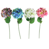 Kunstblume Hortensie 54 cm 4-fach sortiert