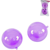 Miss France Anhänger Kugel lila 10 cm 2er Set | 24 Stück