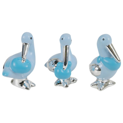Bild Storch babyblau 7 cm 3 sortiert | 24 Stück