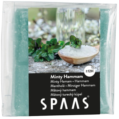 Spaas (r) Wachs schmilzt Minz-Hammam 6,5 cm | 24 Stück