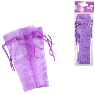 Geschenkbeutel Organza Lila 20 cm 6 Stück | 24 Stück