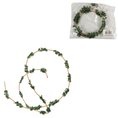 Girlande Tannenzweig Weihnachten grün 120 cm | 48 Stück