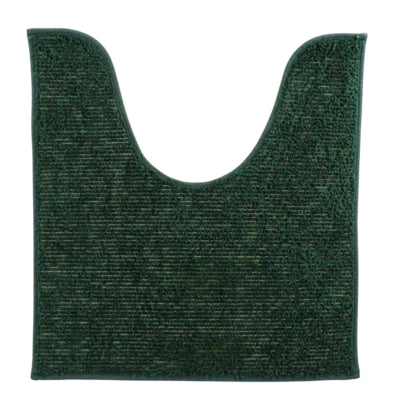 WC-Vorleger grün Polyester 45 x 50 cm | 6 Stück