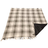 Nehmen Sie ein kariertes Polyback-Picknick-Plaid grün weiß 160 x 160 cm | 10 Stück