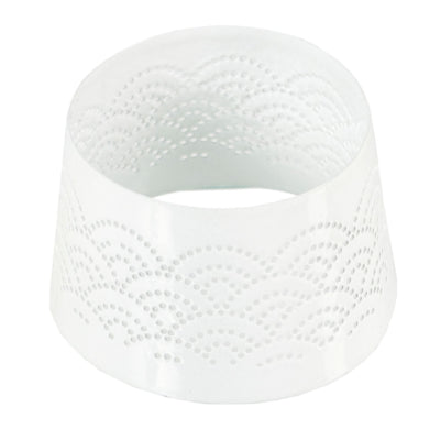 Spaas(r) Kappe für Kerzen Spitze weiß 8,5 cm | 36 Stück