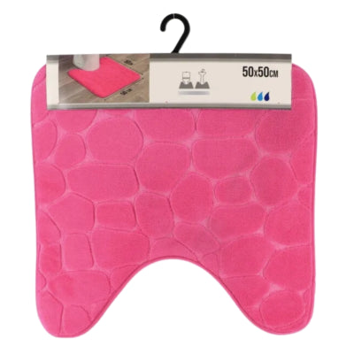 Toilettenvorleger Fuchsia Mikrofaser 50 x 50 cm | 16 Stück