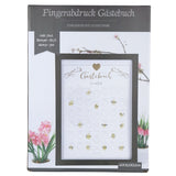 Gästebuch Fingerabdruck mit Glitzer und Marker 45 cm | 6 Stück