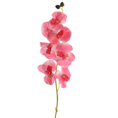 Kunstblume Orchidee rosa 62 cm | 72 Stück