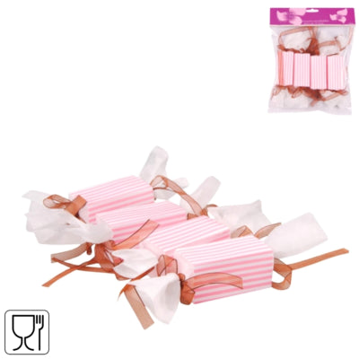 Geschenkverpackung Candy Pink 4er Set | 24 Stück