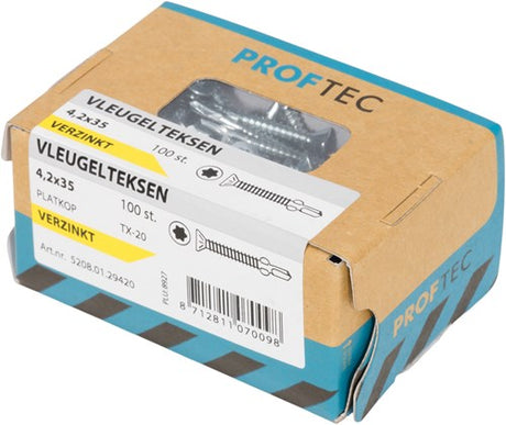 Proftec Gipskartonschraube phosphatiert fein ph2 3,5x35 | 1000 Stück - 5234.05.17401