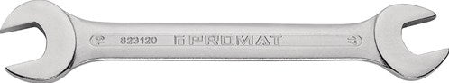Promat tecwerk Doppelmaulschlüssel | 10 x 11 mm Länge 152 mm | verchromt - 4000823104