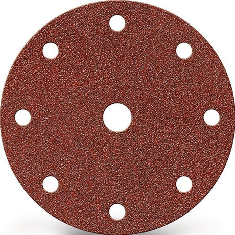 Promat tecwerk Schleifteller mit Klettverschluss | gls 1 150 mm Körnung 180 | für Holz Metall Korund | Lochnummer 8 + 1 - 4000842196