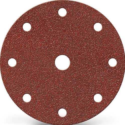 Promat tecwerk Schleifteller mit Klettverschluss | gls 1 150 mm Körnung 240 | für Holz Metall Korund | Lochnummer 8 + 1 - 4000842197