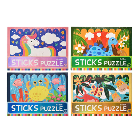 Sticks Puzzle Streifen Puzzle 15x18cm
