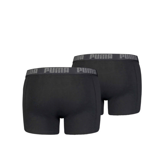 Puma Basic Boxer Short Men (Pack von 2) Schwarze Größe m